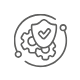Security and compliance icon